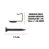 CAMO Starter Clip 1.5-in 305 Stainless Steel Hidden Deck Fastener 30-sq ft (25-Pack)