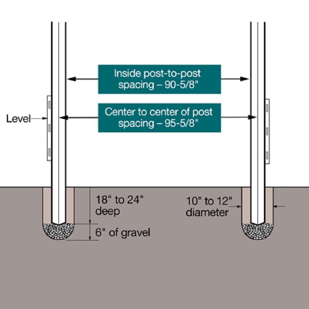 Outdoor Essentials Lakewood 8-ft H x 5-in W White Vinyl End Fence Post (Unassembled)