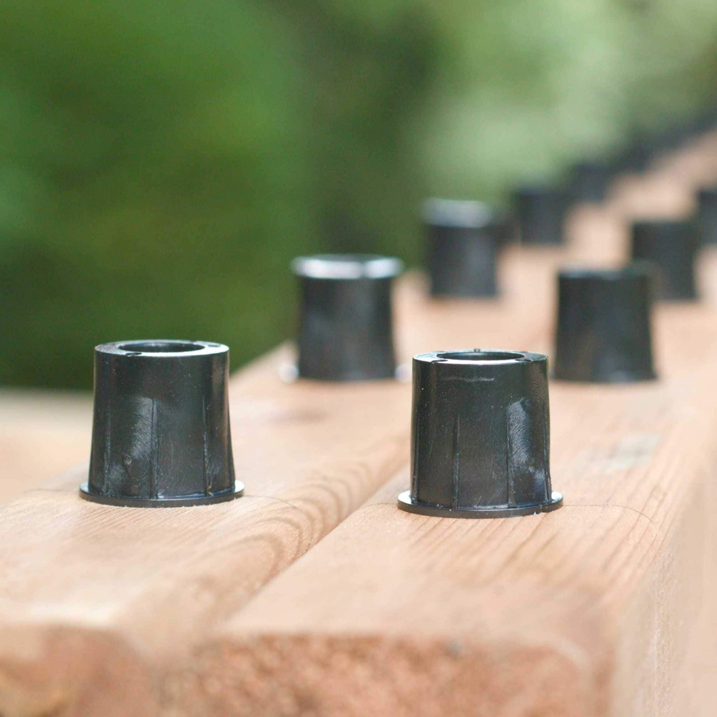 Nuvo Iron 0.75-in x 0.75-in Black Plastic Baluster Connector (20-Pack)