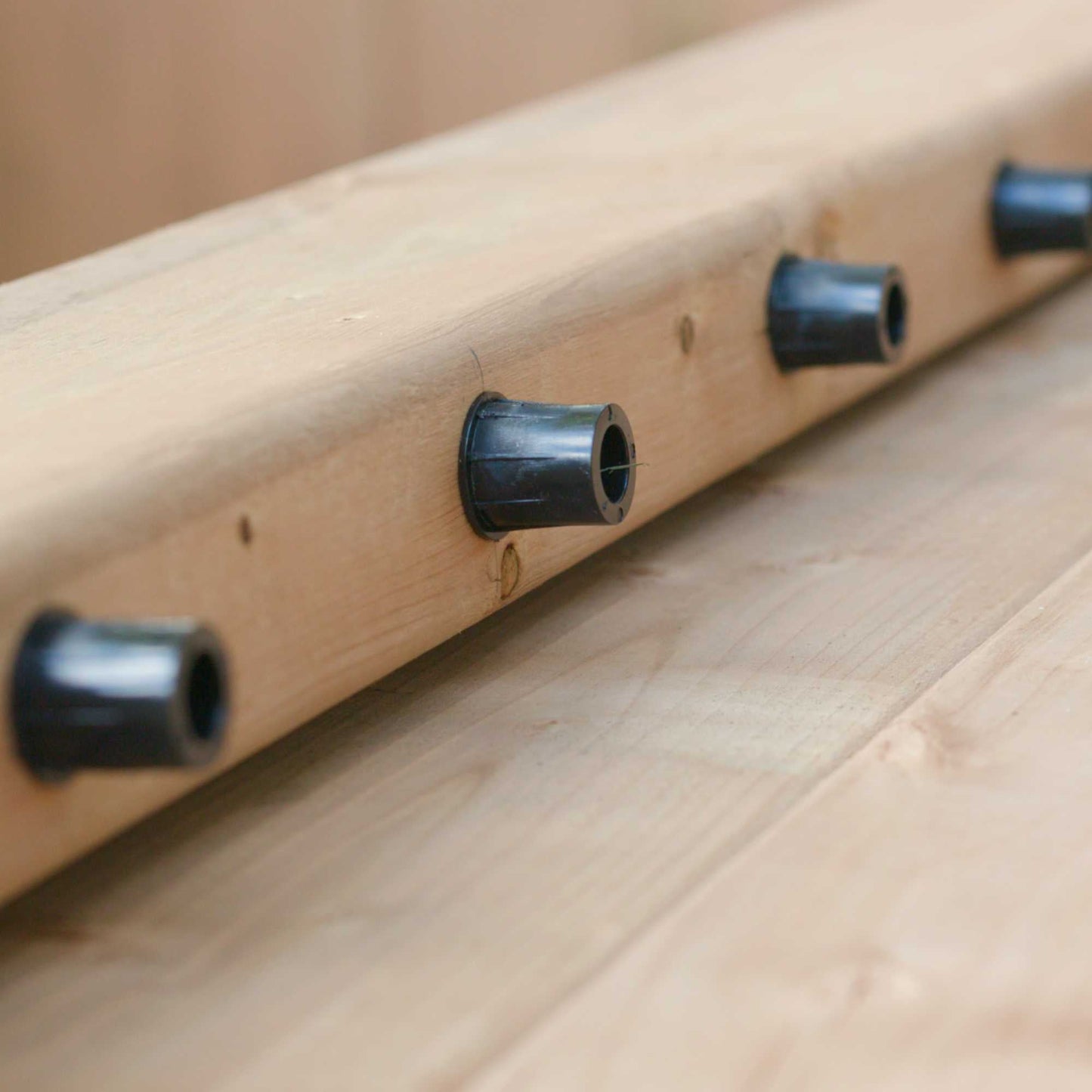 Nuvo Iron 0.75-in x 0.75-in Black Plastic Baluster Connector (20-Pack)