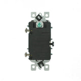 15-Amp Commercial Grade Combination Two Single Pole Rocker Switches, White - Super Arbor