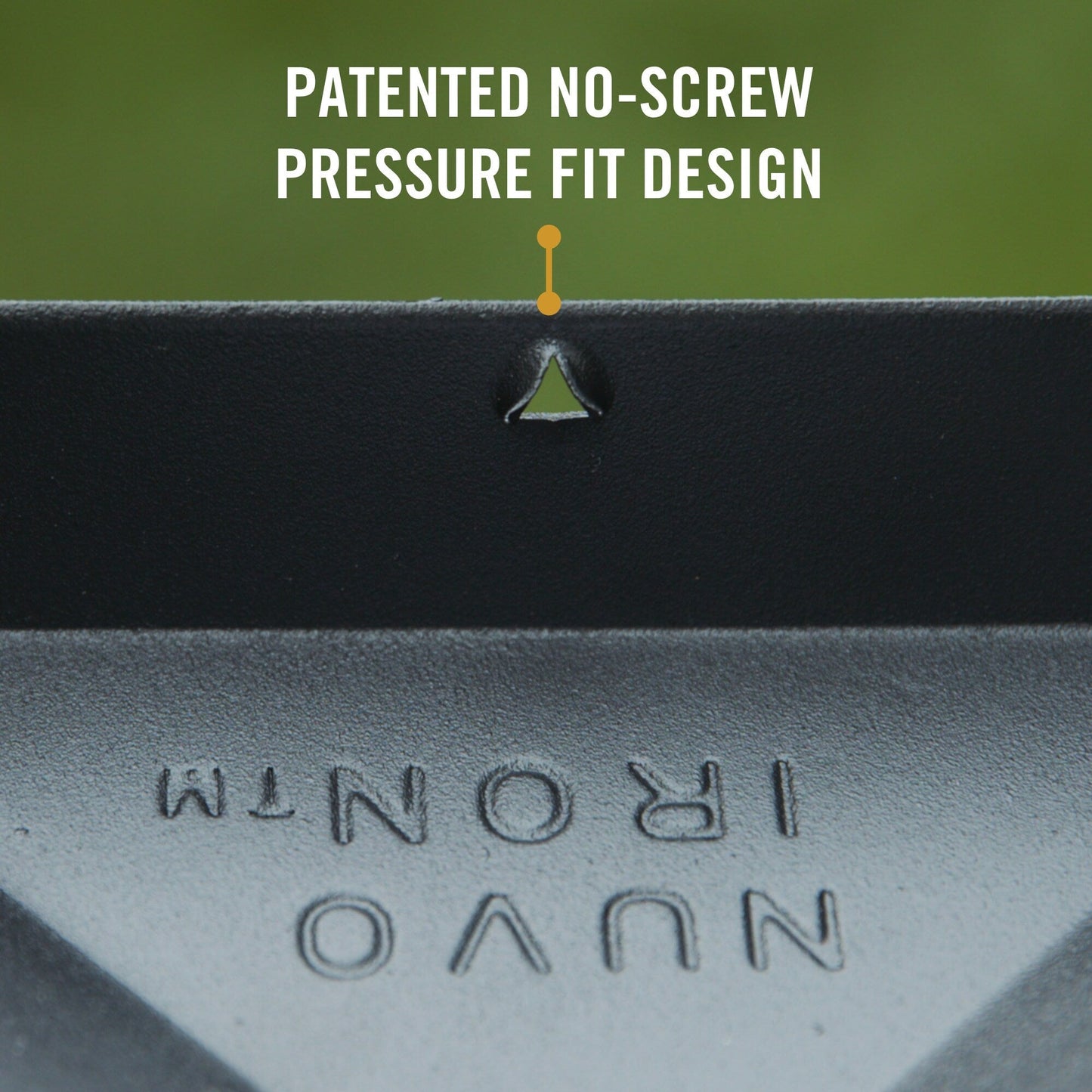 Nuvo Iron 5-in x 5-in Black Painted Galvanized Steel Deck Post Cap