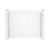 Outdoor Essentials Woodbridge 4-ft H x 6-ft W White Privacy Vinyl Fence Panel (Unassembled)