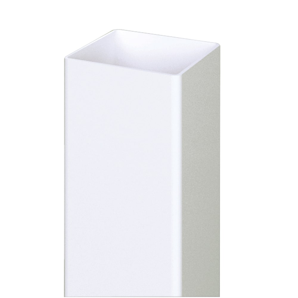 Outdoor Essentials Olympia 8-ft H x 5-in W White Vinyl Blank Fence Post (Unassembled)