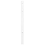Outdoor Essentials Lakewood 8-ft H x 5-in W White Vinyl Line Fence Post (Unassembled)