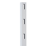 Outdoor Essentials Ranch 3-Rail 7-ft H x 5-in W White Vinyl Line Fence Post (Unassembled)