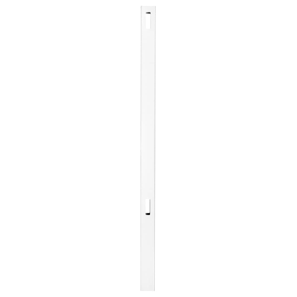 Outdoor Essentials Woodbridge 6-ft H x 5-in W White Vinyl Line Fence Post (Assembled)