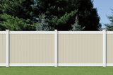 Outdoor Essentials Woodbridge 6-ft H x 5-in W White Vinyl Line Fence Post (Assembled)