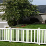Outdoor Essentials Evanston 6-ft H x 4-in W White Vinyl Fence Post (Unassembled)