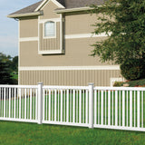 Outdoor Essentials Evanston 6-ft H x 4-in W White Vinyl Fence Post (Unassembled)