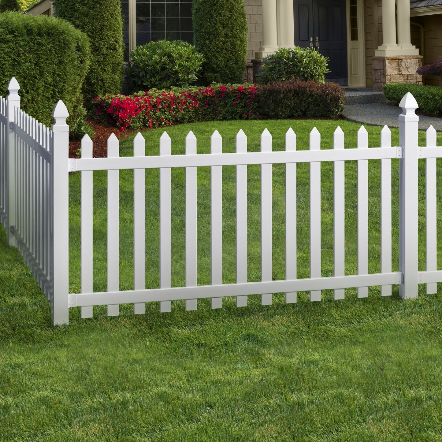 Outdoor Essentials PicketLock 6-ft H x 4-in W White Vinyl Blank Fence Post (Unassembled)