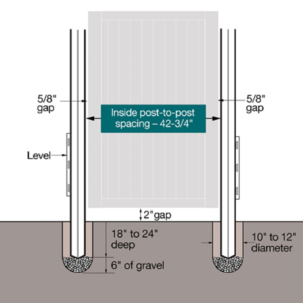 Outdoor Essentials 6-ft H x 3.5-ft W Tan Privacy Vinyl Fence Gate (Unassembled)