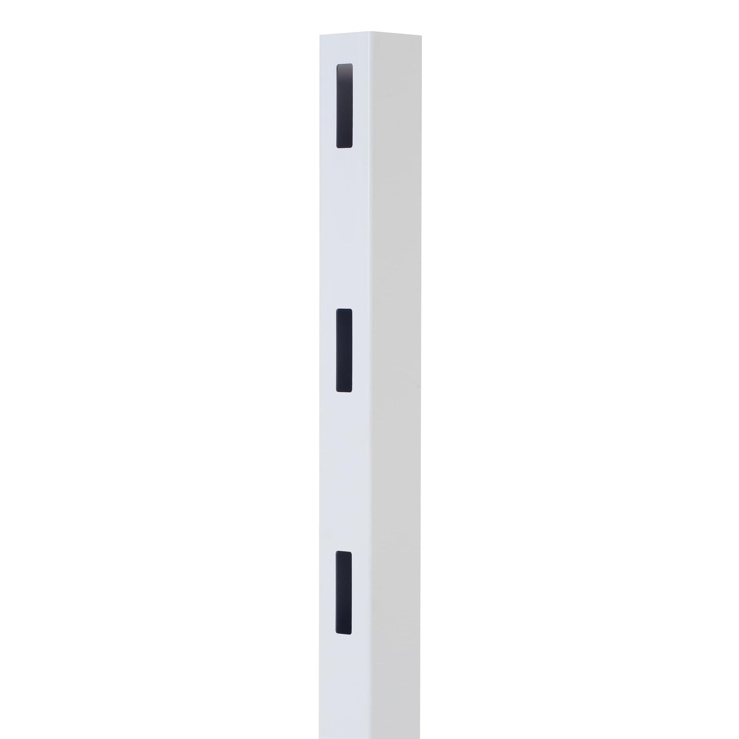 Outdoor Essentials Ranch 3-Rail 7-ft H x 5-in W White Vinyl End Fence Post (Unassembled)