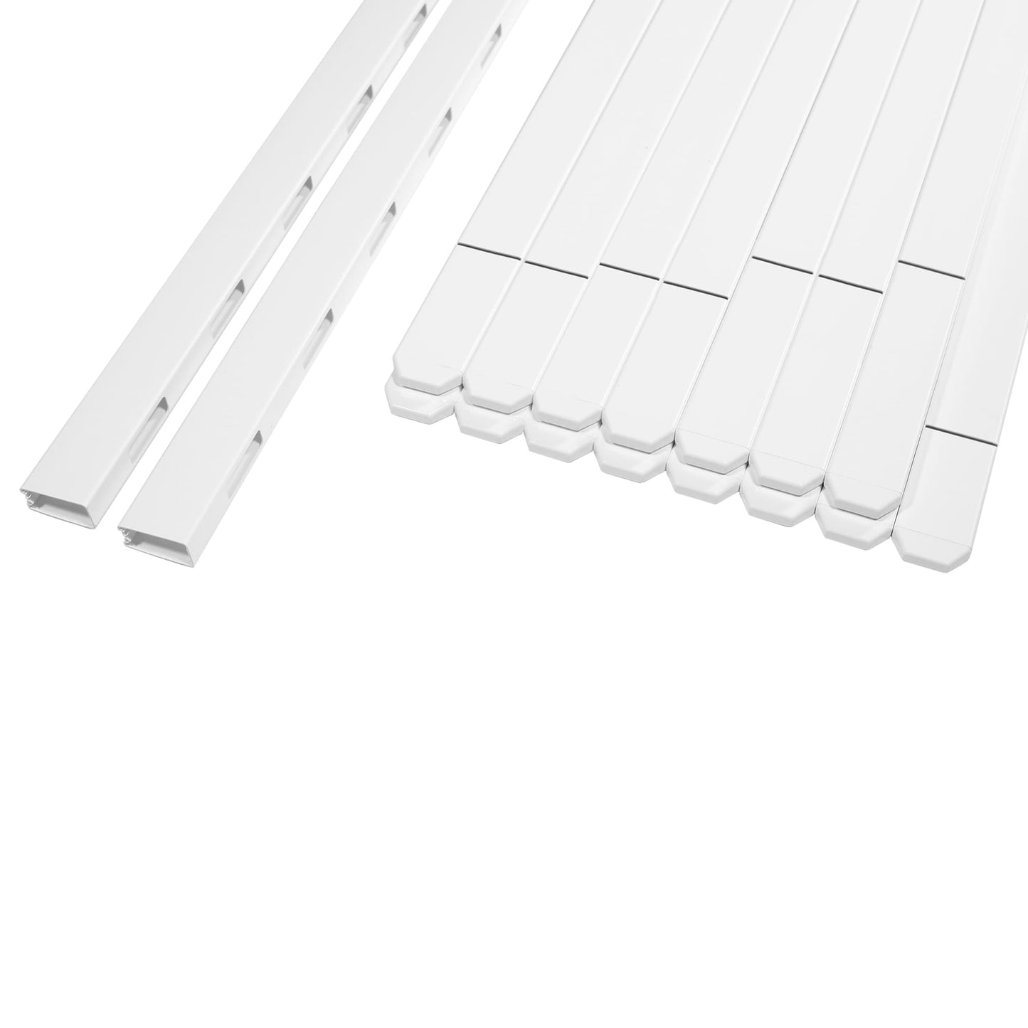 Outdoor Essentials Yorktown 4-ft H x 8-ft W White Vinyl Dog Ear Fence Panel (Unassembled)