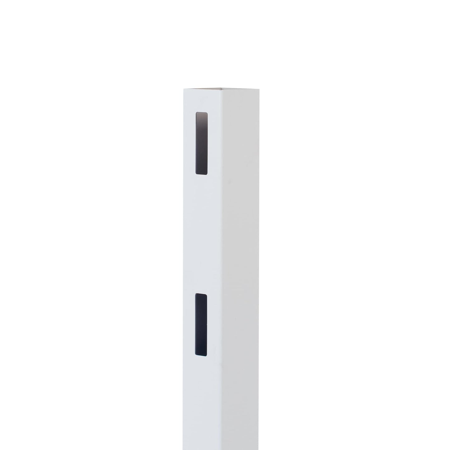 Outdoor Essentials Ranch 2-Rail 5-ft H x 5-in W White Vinyl End Fence Post (Unassembled)