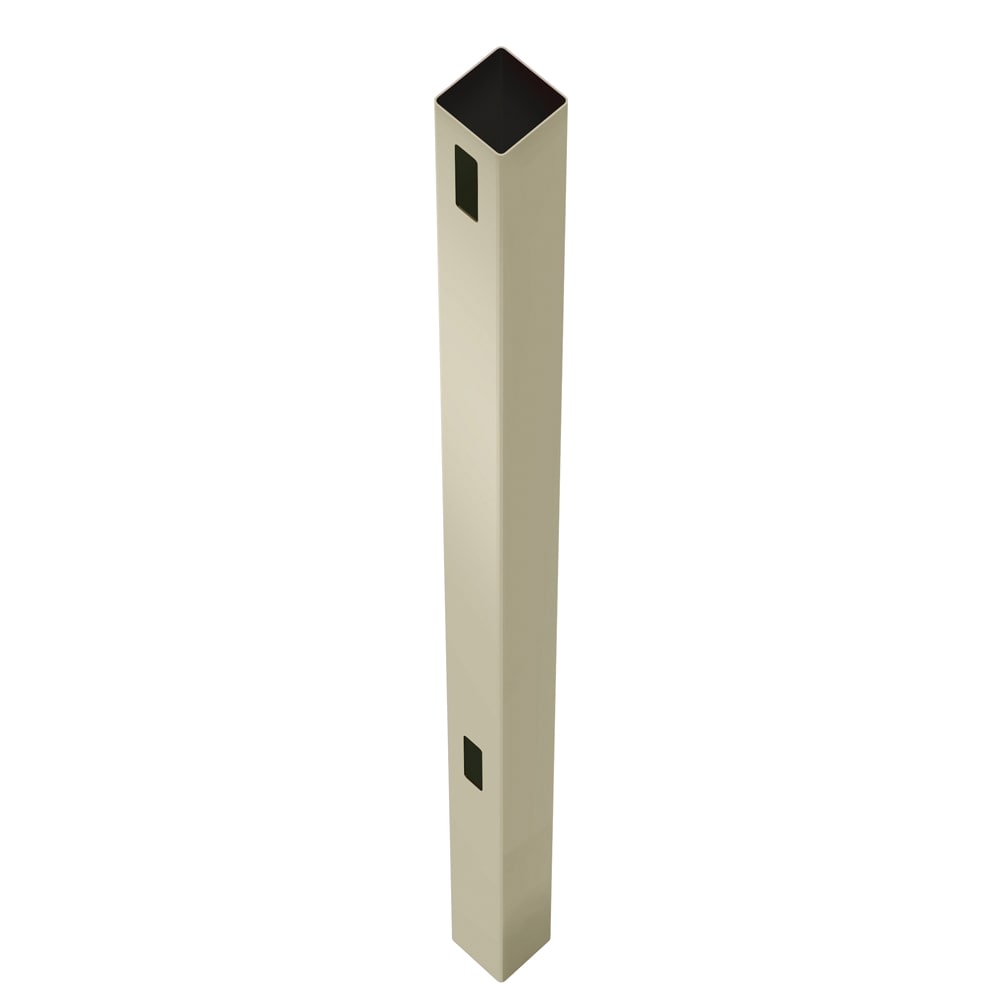 Outdoor Essentials Lakewood 8-ft H x 5-in W Tan Vinyl End Fence Post (Unassembled)