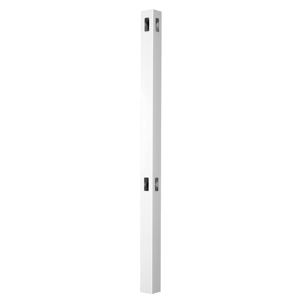 Outdoor Essentials Evanston 6-ft H x 4-in W White Vinyl Corner Fence Post (Unassembled)