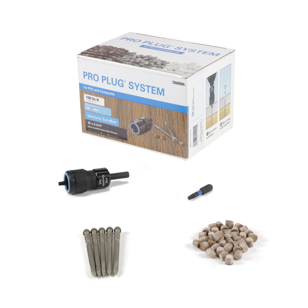 Deckorators Venture 2.75-in Sandbar Hidden Deck Fastener 100-lin ft (315-Pack)