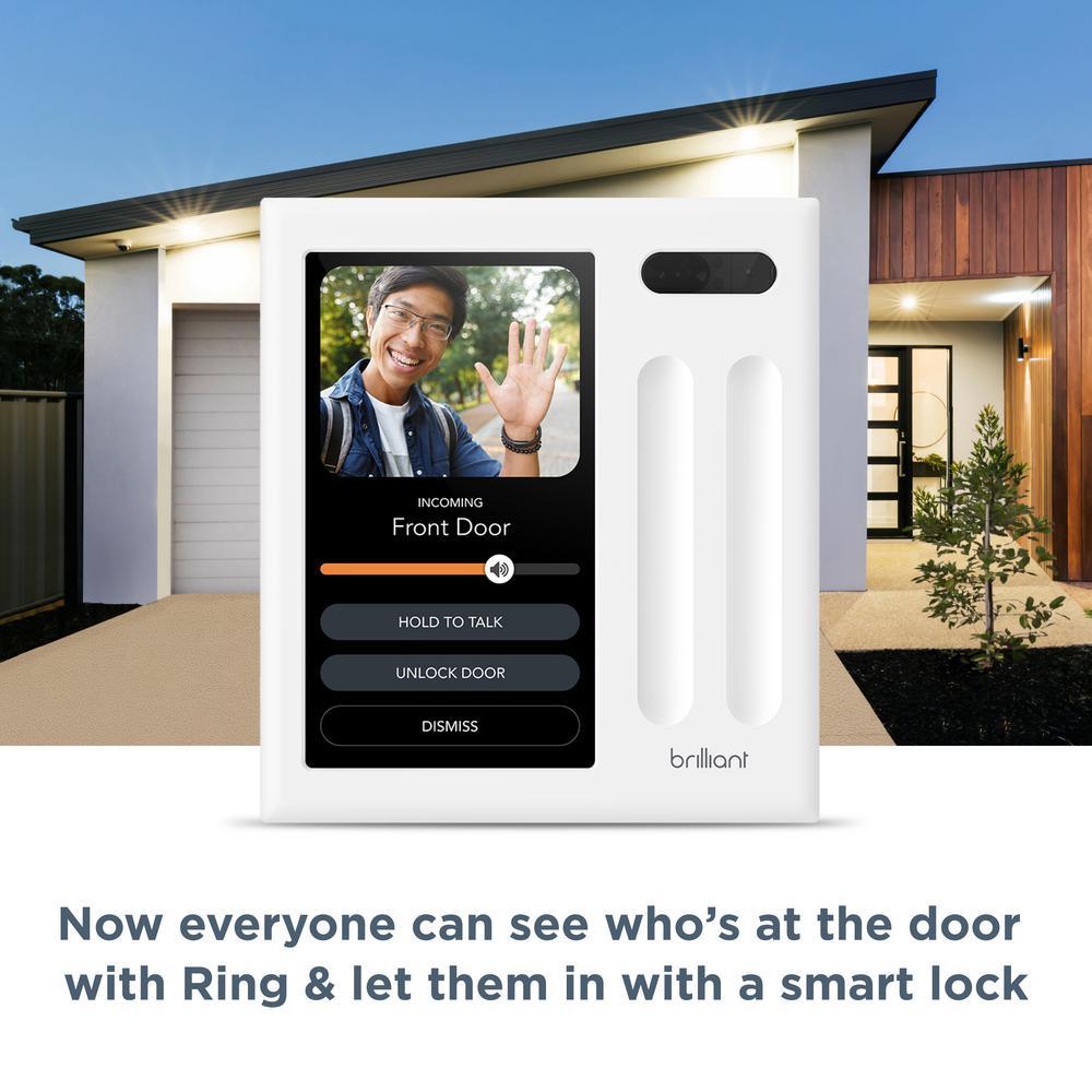 Smart Home Control (2-Switch Panel) for Amazon Alexa, Google Assistant, Apple HomeKit, Ring, Sonos and More - Super Arbor