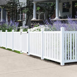 Outdoor Essentials Pro Series 4-ft H x 4-ft W White Vinyl Flat-top Fence Gate Kit (Unassembled)