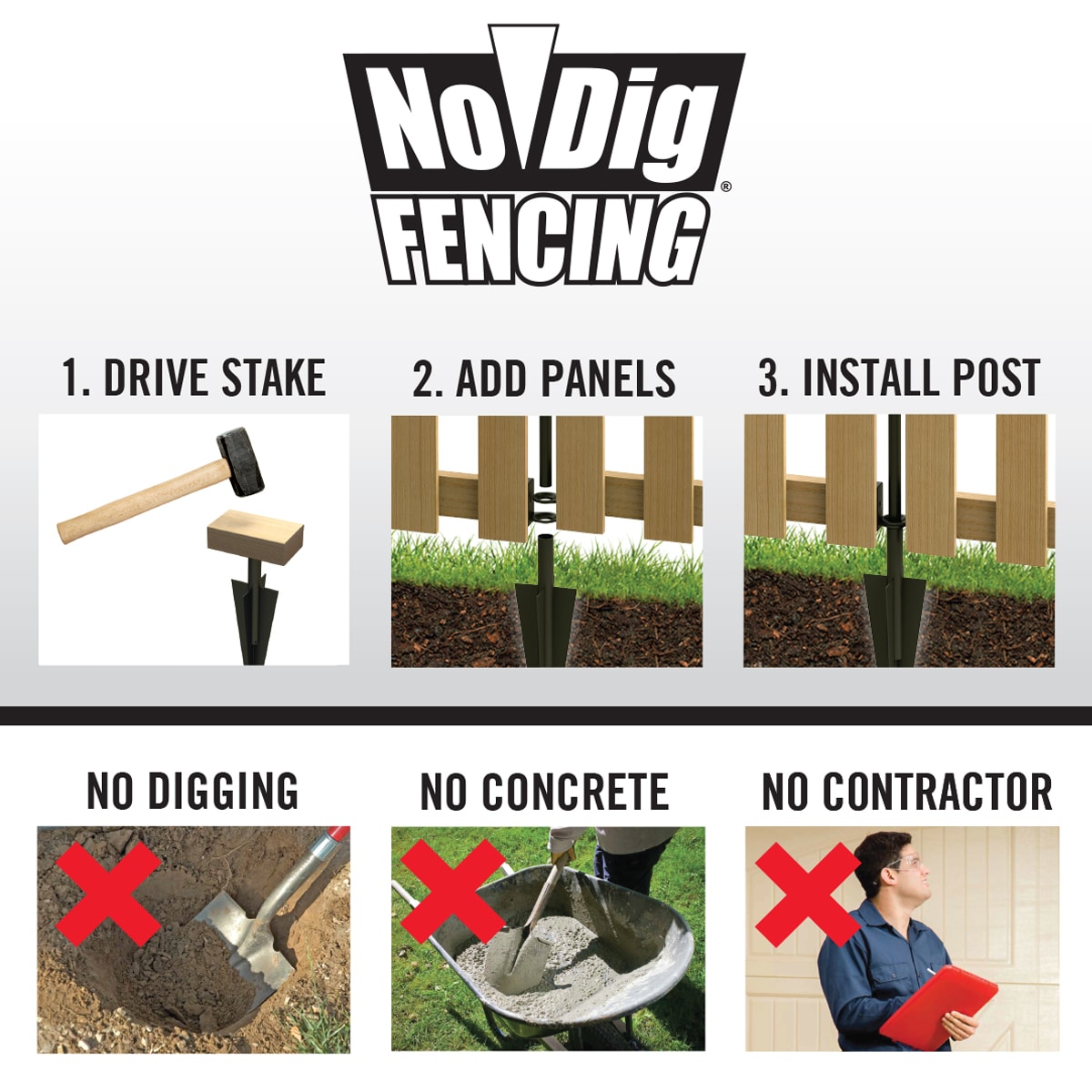 YARDLINK 2.83-ft x 3.79-ft Cedar Dog Ear Spaced Picket No Dig Fence Panel