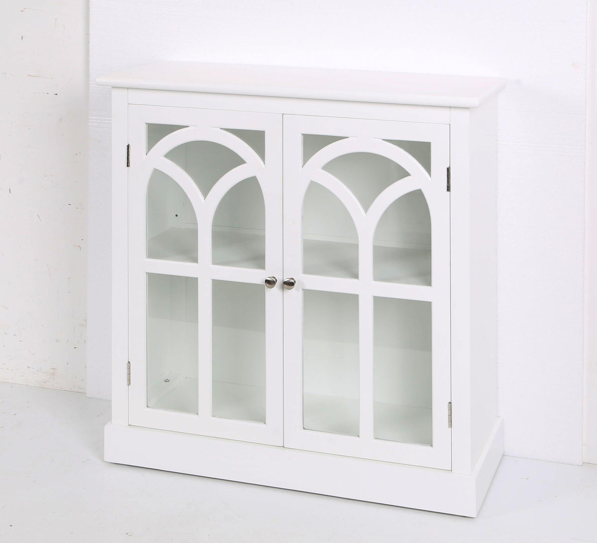 allen + roth 32-in W x 34-in H Wood Composite White Freestanding Utility Storage Cabinet