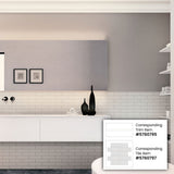 Apollo Tile Arte White 2-in x 8-in Matte Ceramic Brick Look Floor and Wall Tile (5.4-sq. ft/ Carton)