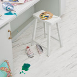 STAINMASTER (Sample) Tuscana Marble Waterproof Marble-Look Interlocking Vinyl Tile, 11.94-in x 8-in, 12-mil Wear Layer