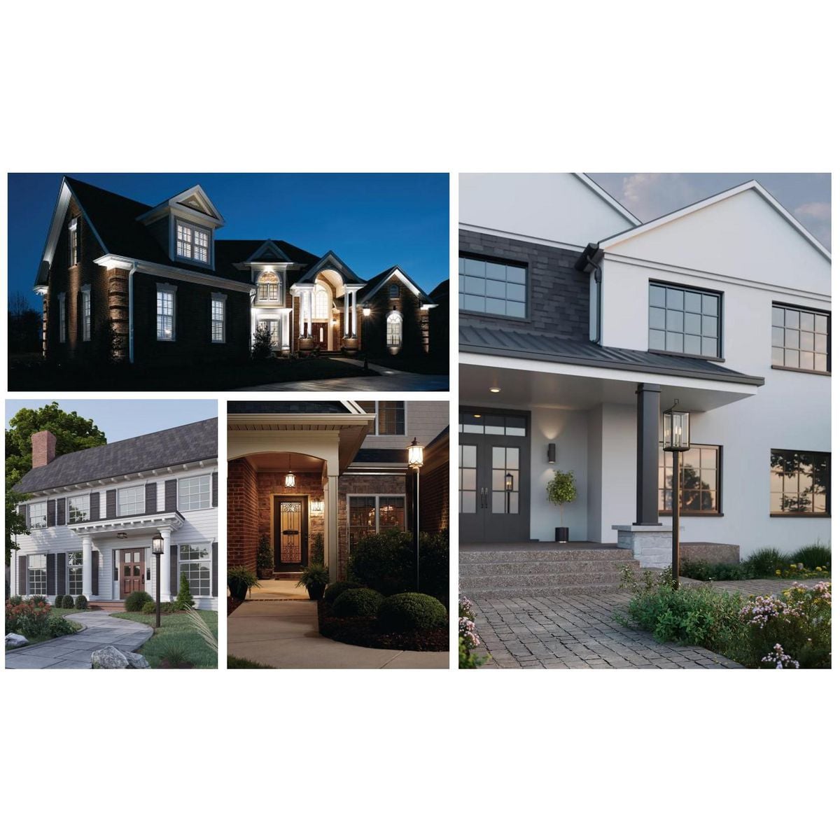 Progress Lighting Leawood LED 17-Watt 18.875-in White Transitional Outdoor Post Light