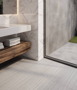 Satori Regent Statuario 6-in x 12-in Polished Porcelain Marble Look Floor and Wall Tile (0.47-sq. ft/ Piece)
