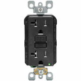 20 Amp 125-Volt Duplex SmarTest Self-Test SmartlockPro Tamper Resistant GFCI Outlet, White - Super Arbor