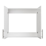 Prepac Elite 32-in W x 30-in H Wood Composite White Wall-mount Utility Storage Cabinet