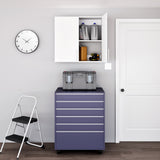 Prepac Elite 32-in W x 30-in H Wood Composite White Wall-mount Utility Storage Cabinet