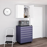 Prepac Elite 32-in W x 30-in H Wood Composite White Wall-mount Utility Storage Cabinet