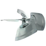 Nordyne 667309R fan blade - side view (Product Type: Fan Blade)