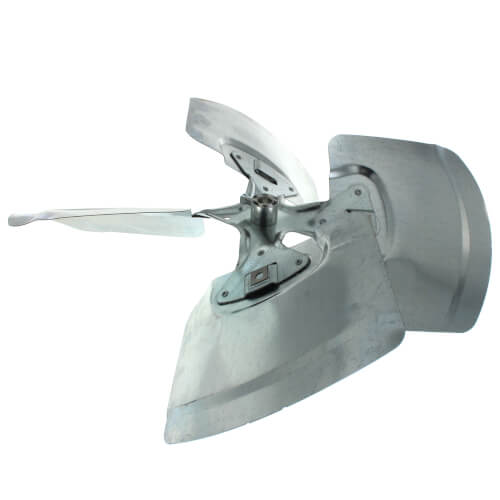 Nordyne 667309R fan blade - side view (Product Type: Fan Blade)
