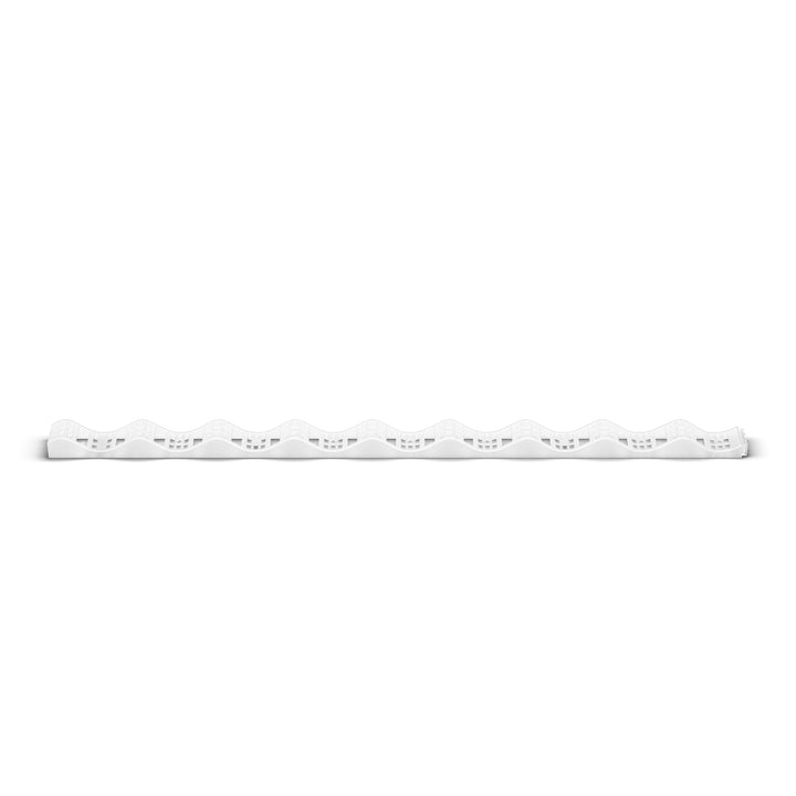 Tuftex Plastic Closure Strips, 6-Pack – Cross-Link Polyethylene Vented Roof Panel Closure Strips (White)
