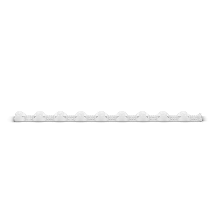Tuftex Plastic Closure Strips, 6-Pack, Cross-Link Polyethylene Vented Roof Panel Closure Strips, 2-ft