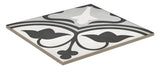 Satori Nouveau Flora Deco 8-in x 8-in Matte Porcelain Encaustic Floor and Wall Tile (0.43-sq. ft/ Piece)