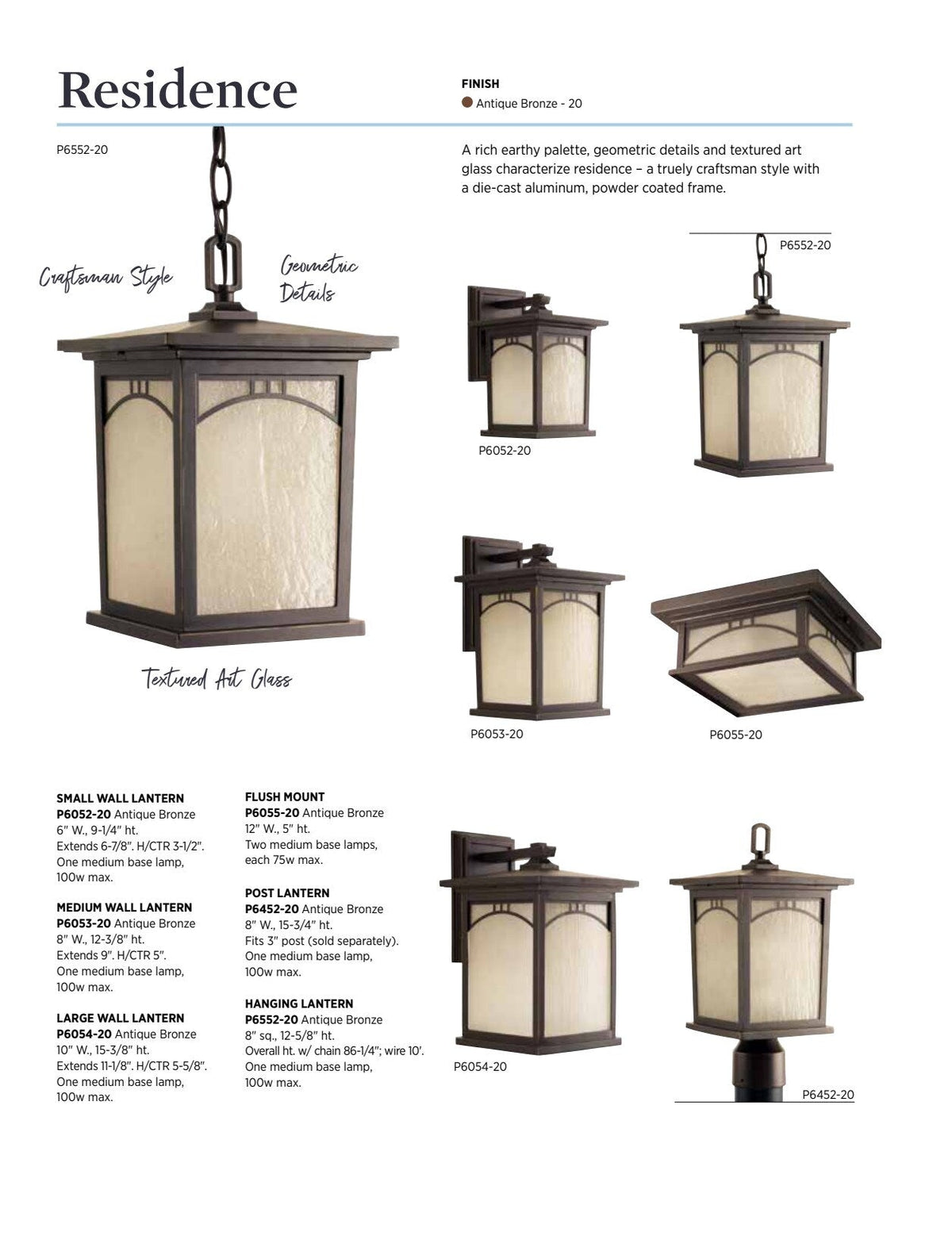 Progress Lighting Residence 12-in Antique Bronze Indoor/Outdoor Flush Mount Ceiling Light, 2-Light