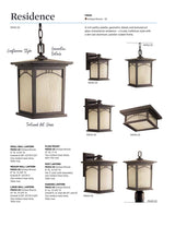 Progress Lighting Residence 12-in Antique Bronze Indoor/Outdoor Flush Mount Ceiling Light, 2-Light