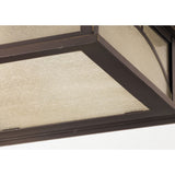 Progress Lighting Residence 12-in Antique Bronze Indoor/Outdoor Flush Mount Ceiling Light, 2-Light