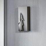 AAZJ KA 12-in x 24-in Surface/Recessed Mount Silver Mirrored Soft Close Medicine Cabinet