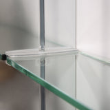 AAZJ AS 36-in x 26-in Surface/Recessed Mount Sliver Mirrored Soft Close Medicine Cabinet