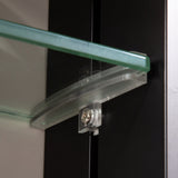 AAZJ 20-in x 26-in Surface/Recessed Mount Polished Mirrored Soft Close Medicine Cabinet