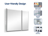 AAZJ 30-in x 26-in Surface/Recessed Mount Silver Mirrored Soft Close Medicine Cabinet