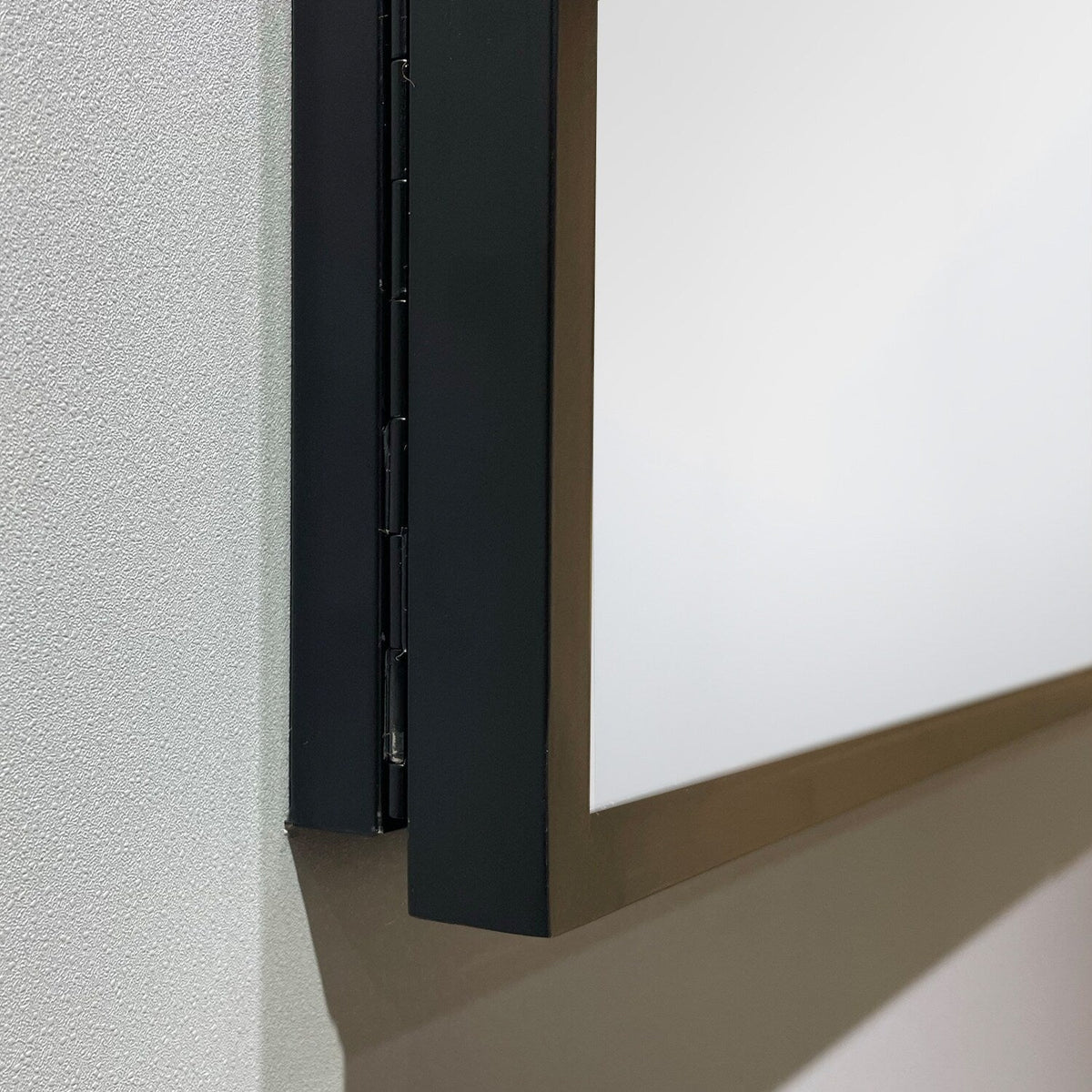 AAZJ AS 30-in x 26-in Surface/Recessed Mount Black Medicine Cabinet