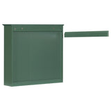 AAZJ 30-in x 28-in Surface Mount Green Mirrored Soft Close Medicine Cabinet
