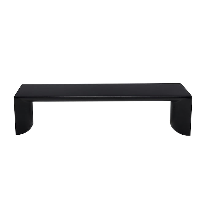 Laurey Metro 7-9/16-in (192mm) Center to Center Matte Black Dual Mount Rectangular Handle Drawer Pull
