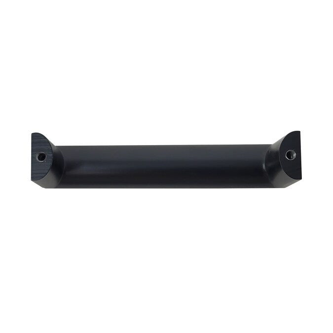 Laurey Metro 7-9/16-in (192mm) Center to Center Matte Black Dual Mount Rectangular Handle Drawer Pull